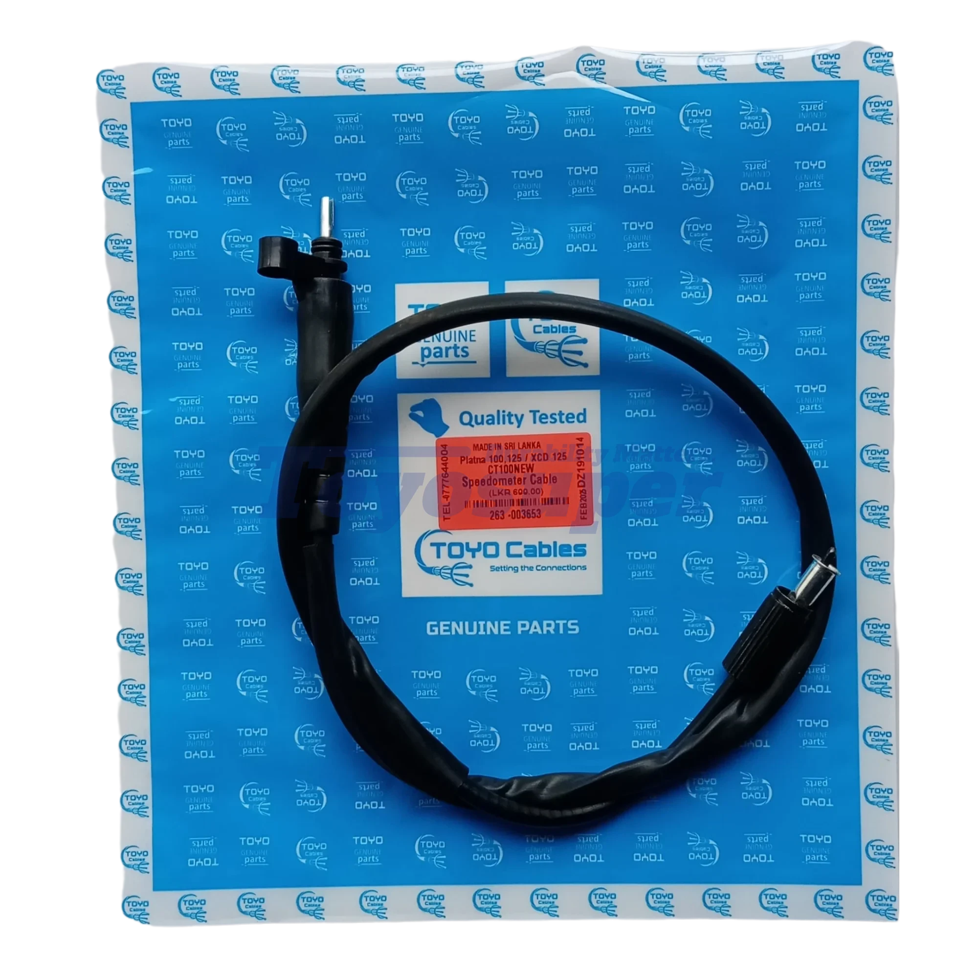 Platna 100, 125 / XCD 125 / CT-100 NEW Speedometer — part 263