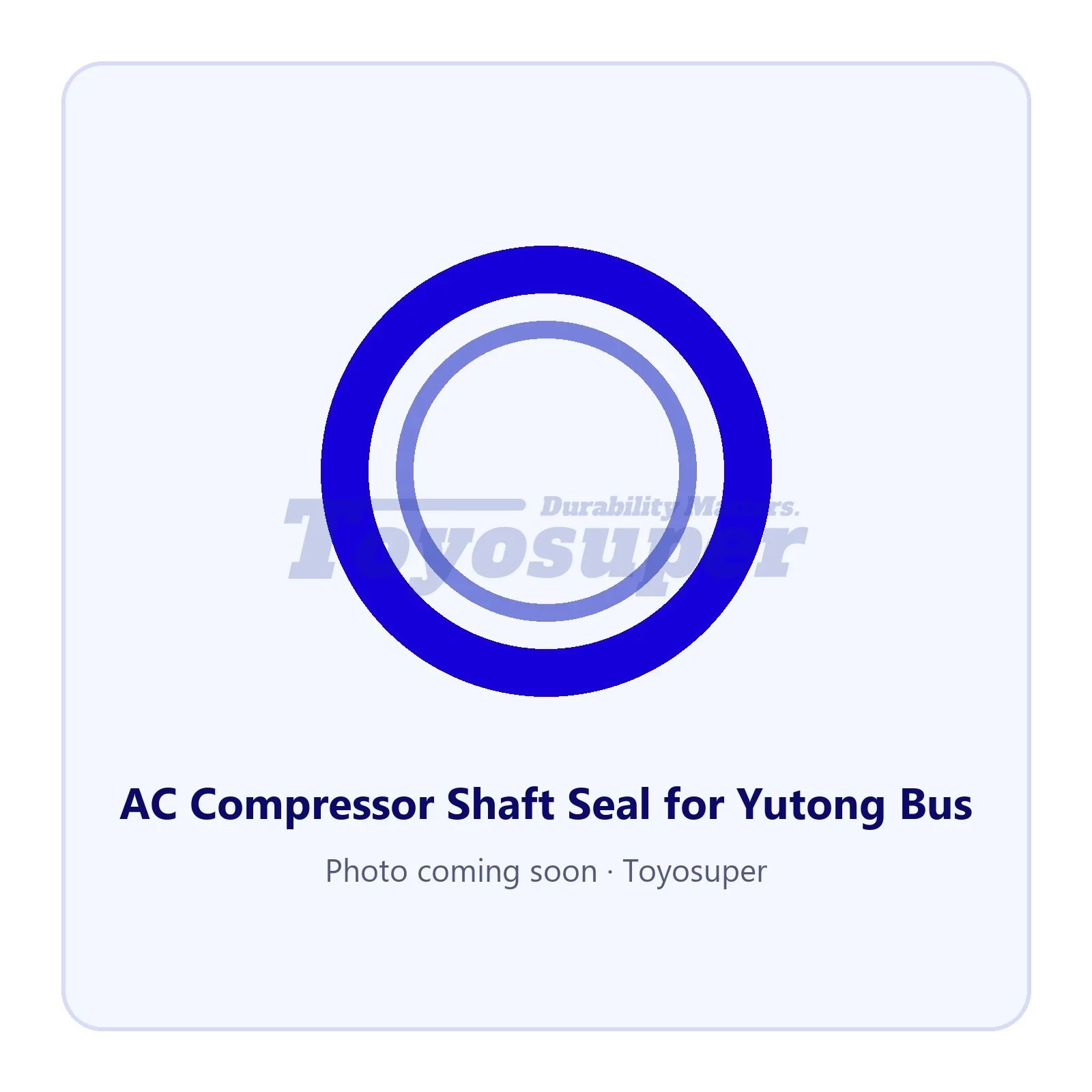 AC Compressor Shaft Seal for Yutong Bus — part TSCB104