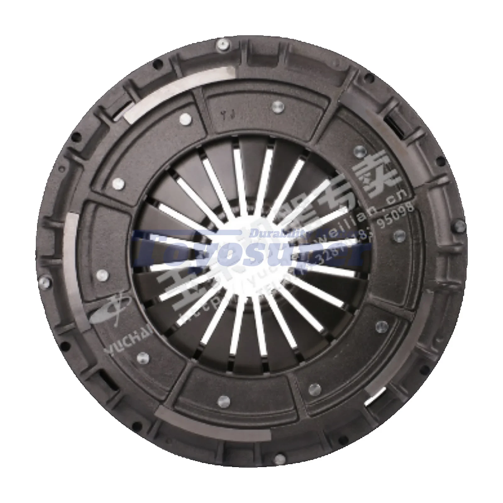 Clutch Pressure Plate (Cover) for Yuchai Bus Engine — part Y430T280-10P1-1